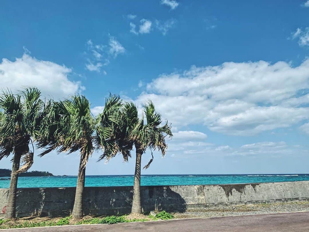 志田友美（ゆうみん）のインスタグラム：「どこに行っても海が見える🏝真夏のオリオン。  #無意識に #海写ってるやつしか #撮ってない」
