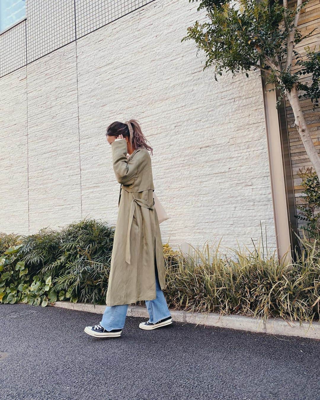 宮崎絹子さんのインスタグラム写真 - (宮崎絹子Instagram)「春らしい気温で新しいお洋服を着るのがたのしいね🌱 クレジットはタグをみてね☺︎」3月26日 17時14分 - babykiy