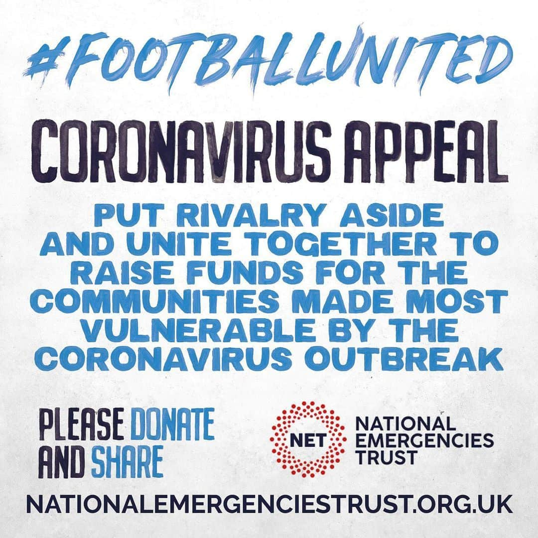 エリオット・ベネットさんのインスタグラム写真 - (エリオット・ベネットInstagram)「I am supporting the #footballunited campaign and @national_emergencies_trust_ to help those who need it most. Please visit the link in my bio to learn more and donate if you possibly can. Let’s support each other through these difficult times. Thank you! I invite @danny_graham10 , @bradleyjohnson_4 , @bradleydack1 to unite ❤️」3月26日 18時50分 - ebenno88