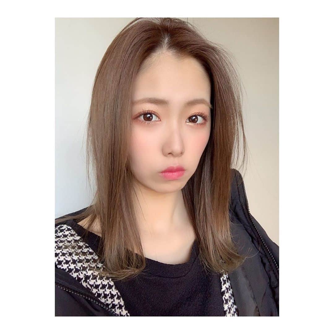 森田彩花のインスタグラム：「new color💁🏼‍♀️💗 ． ハイライト入れてるから良き色☺️✌️ 次は春っぽい感じにしてみよっかな🤭🤔♡ ． #newcolor #haircolor #ハイライト #コメよろ #いいねよろ」