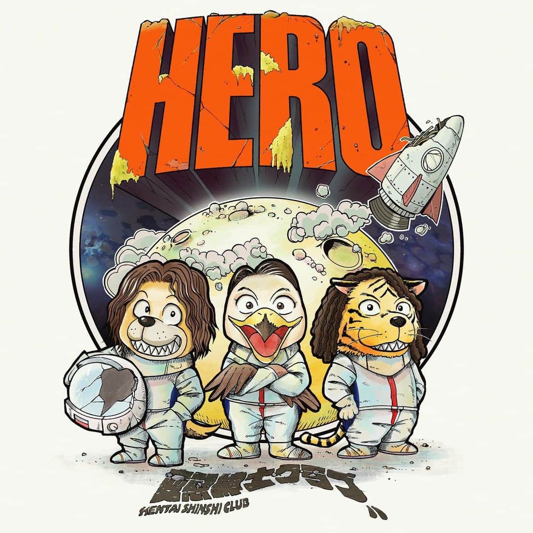 WILYWNKAのインスタグラム：「遂に変態紳士クラブ3年ぶりのNewEP"HERO"をリリースします。﻿ 皆さん是非聴いてください❤️❤️❤️ ﻿ ﻿ #変態紳士クラブ﻿ 2nd EP『HERO』﻿ 2020/4/30(木) Release!! ﻿ 　1. Do It﻿ 　2. HERO﻿ 　3. No Reason﻿ 　4. DOWN﻿ 　5. YOKAZE﻿ iTunesにて4/5(日)よりPre-Order開始！﻿ 特別価格458円！ ﻿ Single「HERO」﻿ 2020/4/5(日) 先行配信開始!! ﻿ #GeG #WILYWNKA #VIGORMAN #HERO」