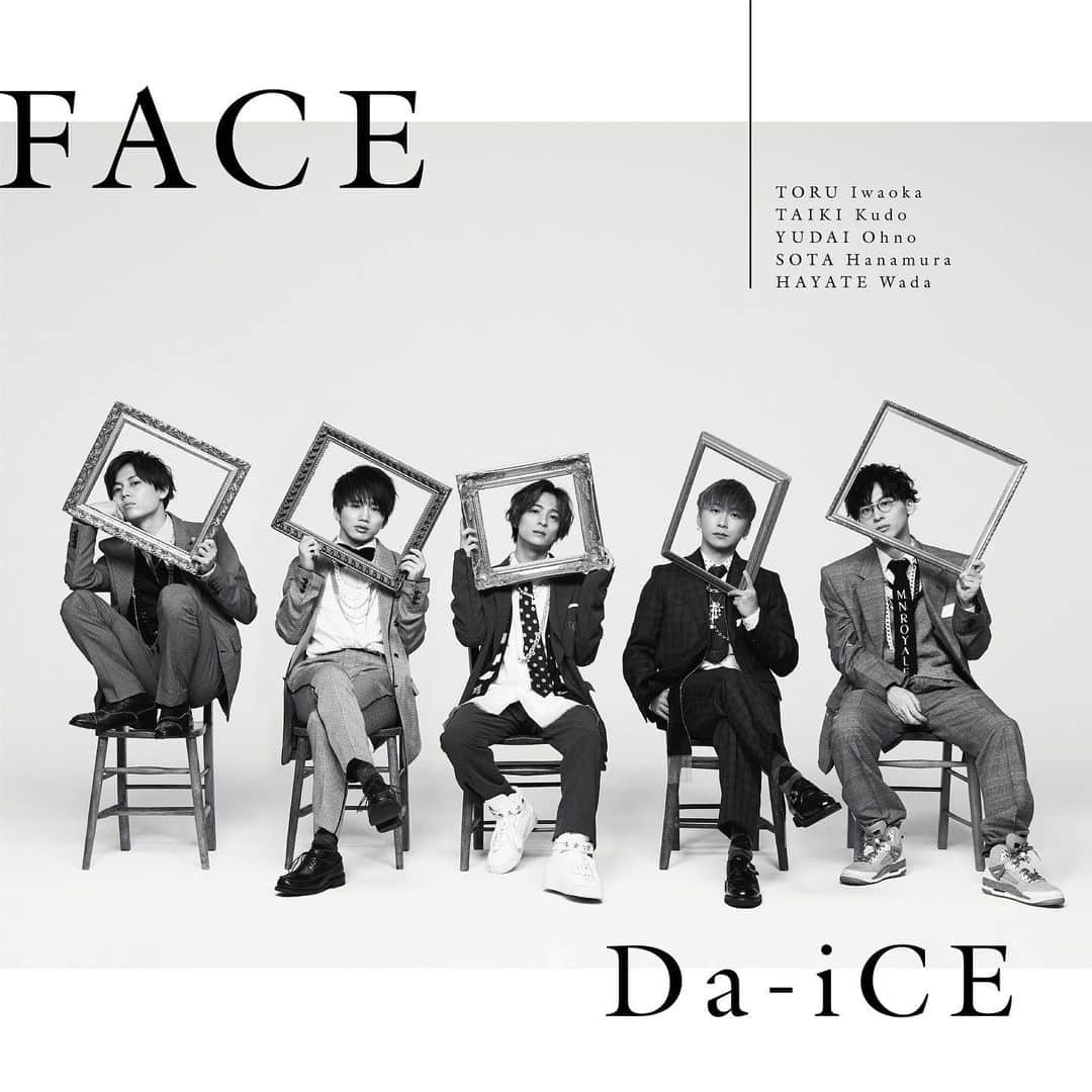 Da-iCEさんのインスタグラム写真 - (Da-iCEInstagram)「Da-iCE 5th Album"FACE" 2020.4.29(Wed) release!! ・ Da-iCE"初のセルプロデュースアルバム"となる、 5th Album『FACE』  今作の特設サイトOPENと共に、 新ビジュアル&ジャケ写を解禁‼︎ ・ 今作では、 メンバーそれぞれが "1人1曲" をプロデュース。  今のDa-iCEに、これからのDa-iCEに必要な曲を、 メンバー5人がクリエイティブから参加し、 制作曲のコンセプト立案、作詞や作曲に携わりました。  今まで以上にクリエイティブな FACE(側面)を魅せる作品です。 ・ ・ #Da_iCE #FACE」3月26日 20時41分 - da_ice_staff