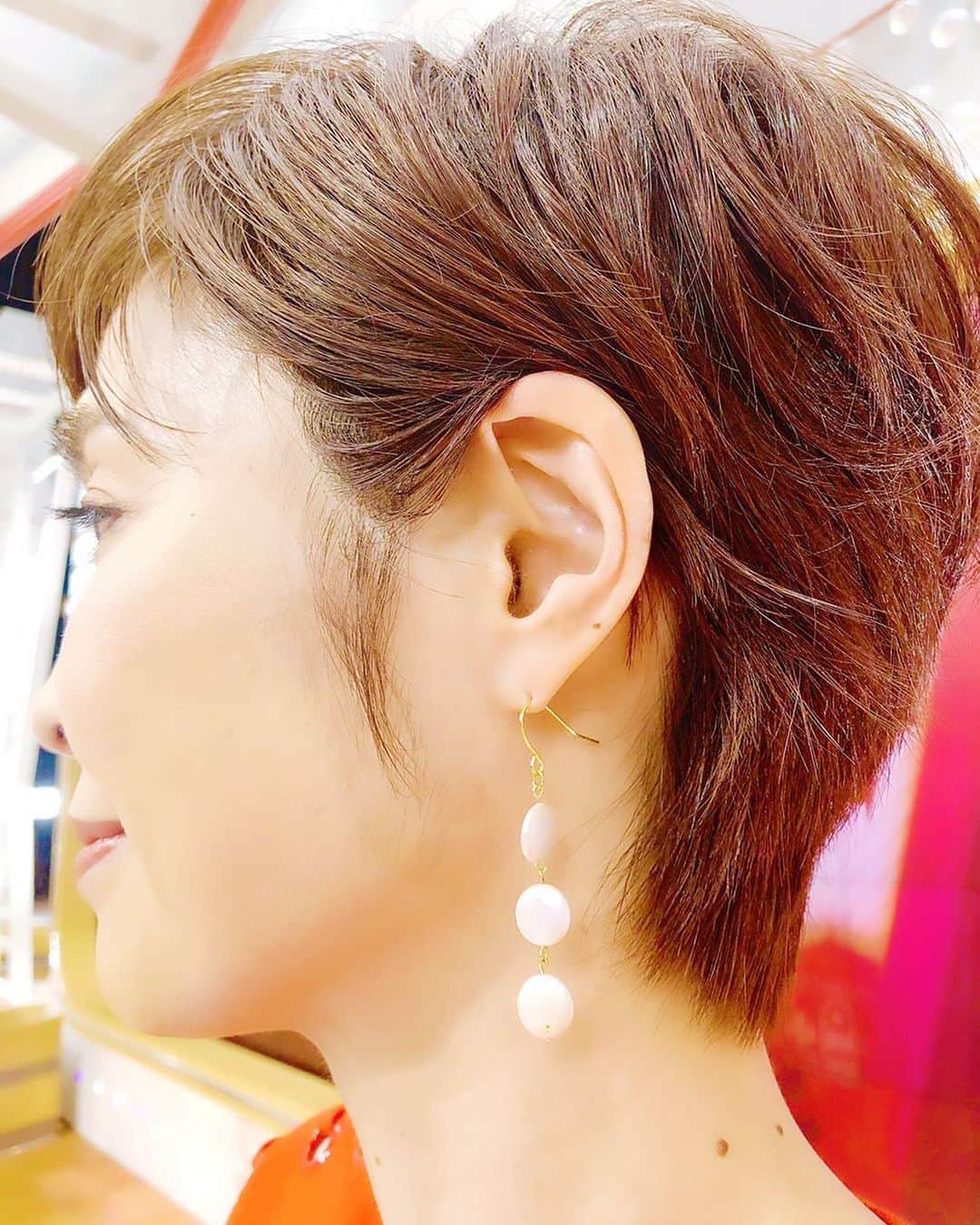 今村涼子さんのインスタグラム写真 - (今村涼子Instagram)「昨日の衣装の#ピアス #スーパーJチャンネル #633ドラえもん天気」3月26日 23時14分 - ryoko.imamu