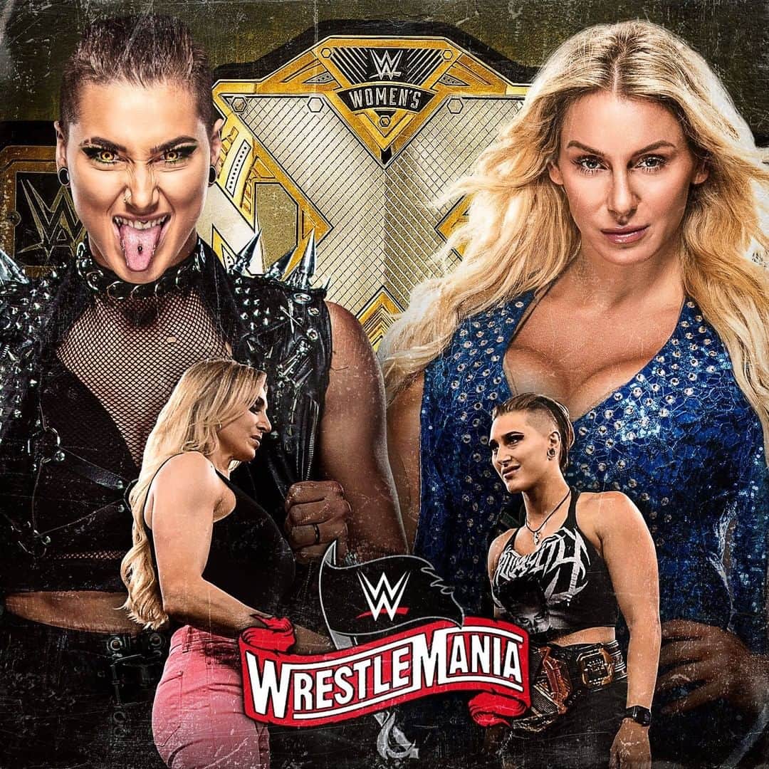 WWEさんのインスタグラム写真 - (WWEInstagram)「The Queen meets The Nightmare at #WrestleMania. @charlottewwe challenges @rhearipley_wwe for the #WWENXT Women's Championship.」3月27日 9時00分 - wwe