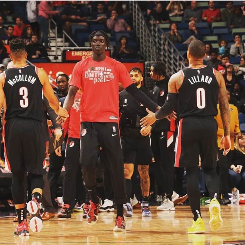 デイミアン・リラードのインスタグラム：「Happy bday to my youngin Blizzack @wenyengabriel」