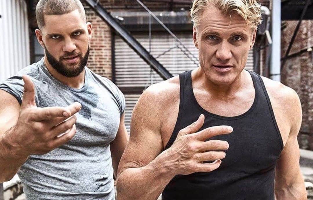 ドルフ・ラングレンのインスタグラム：「Great memories of getting in shape and revisiting the past in Creed II 👊」