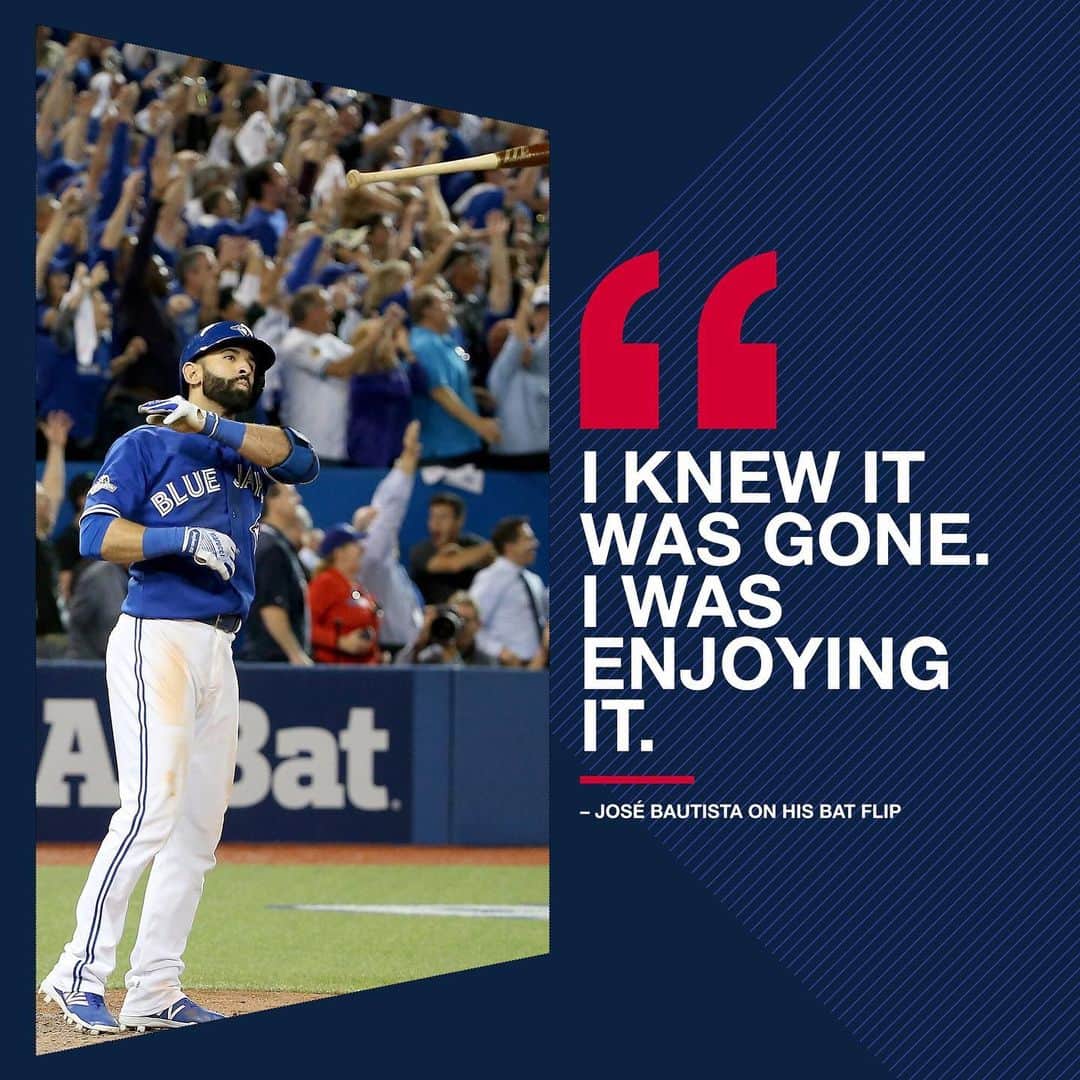 MLBさんのインスタグラム写真 - (MLBInstagram)「The bat flip that rocked Toronto. 💪」3月27日 3時41分 - mlb