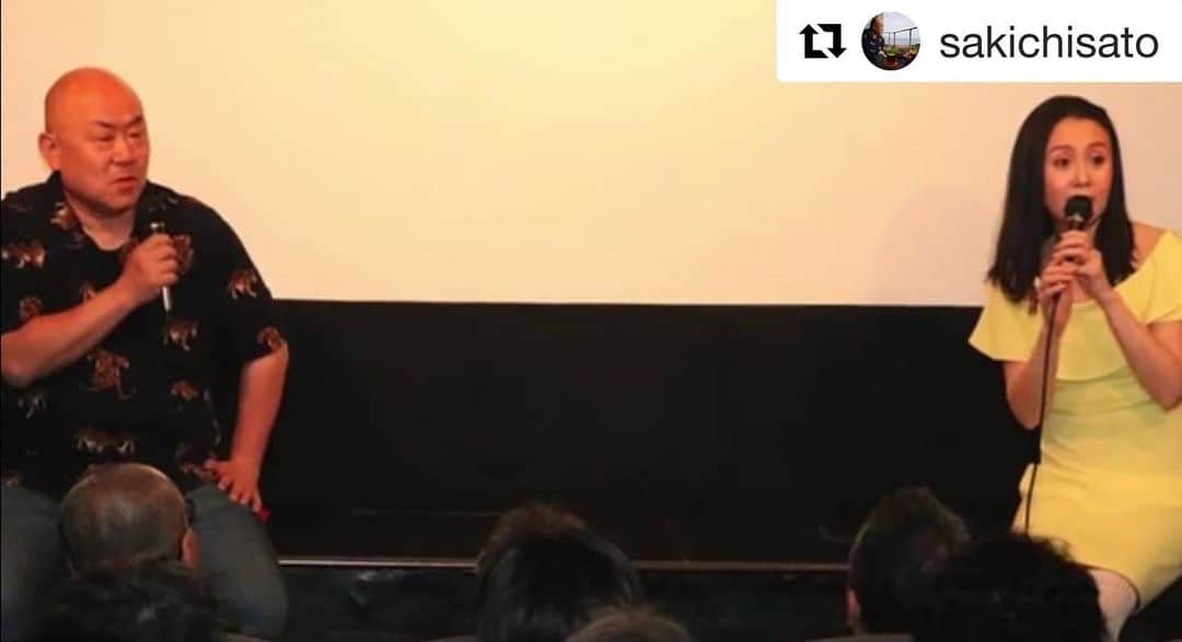 中原翔子のインスタグラム：「わ！昨年のトークショー、#youtube に上がってたんですね。私も観ようw ちなみに、このトーク時はまだ左膝の骨折に気づかず…でした。  #Repost @sakichisato with @get_repost ・・・ 昨年 #カナザワ映画祭 in名古屋で開催させて頂いた『#極道恐怖大劇場牛頭』上映後のトークショーです。週末暇を持て余しそうな方、ご興味ある方ぜひご覧下さいませ。YouTubeの公式にあがっています。  名古屋ホラー『#牛頭』はいかにして生まれたのか #佐藤佐吉 × #中原翔子 トークイベントREPORT #三池崇史 #シネマスコーレ #名古屋  #actresslife #japaneseactress #japanesemovie #gozu #takashimiike #sakichisato #talkshow」