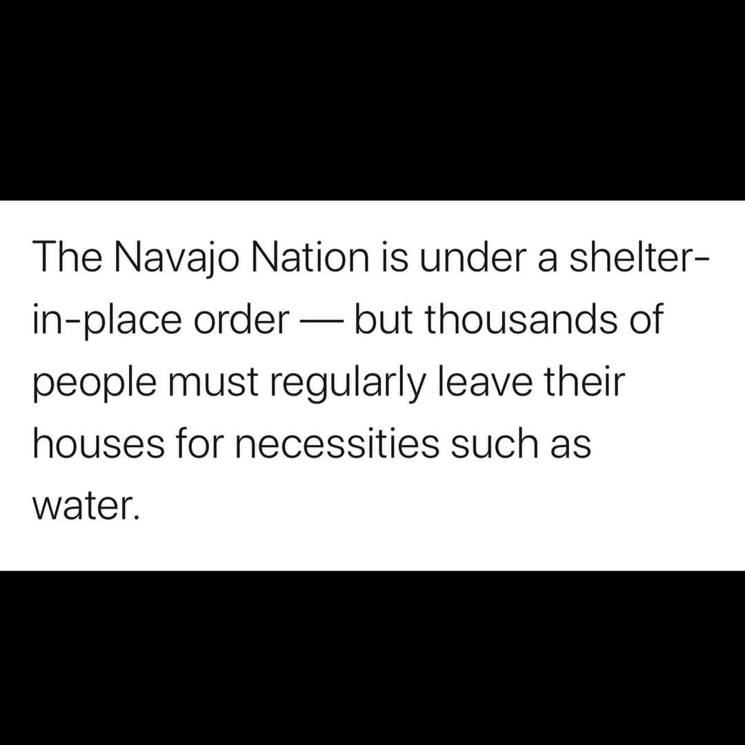 スカイ・フェレイラさんのインスタグラム写真 - (スカイ・フェレイラInstagram)「Hi! Please SHARE or/and DONATE @digdeepwater link in my bio. Help & bring clean water to the Navajo Nation & protect families from COVID-19. Please read each slide to see why this is VITAL. It’s a human necessity & crucial right now. Without access to clean water it makes people extremely vulnerable to the virus. The best way to ensure that families can STAY HOME & STAY SAFE is by giving them clean, running water!!! If every person reading this contributed by sharing this information & @digdeepwater or/and donated anything...it would make a big difference. It’s important to continue to share this due to the lack of awareness of what these families face. Please continue contributing by spreading awareness/ways to help & ask your friends/family to do the same. If you are able to donate anything please do! ALL funds will save lives during this crisis. You can donate any amount & there’s different options. The 10 percent option goes towards rent/utilities too. Thanks! I hope you’re safe,healthy & inside! X」3月27日 10時50分 - skyferreira