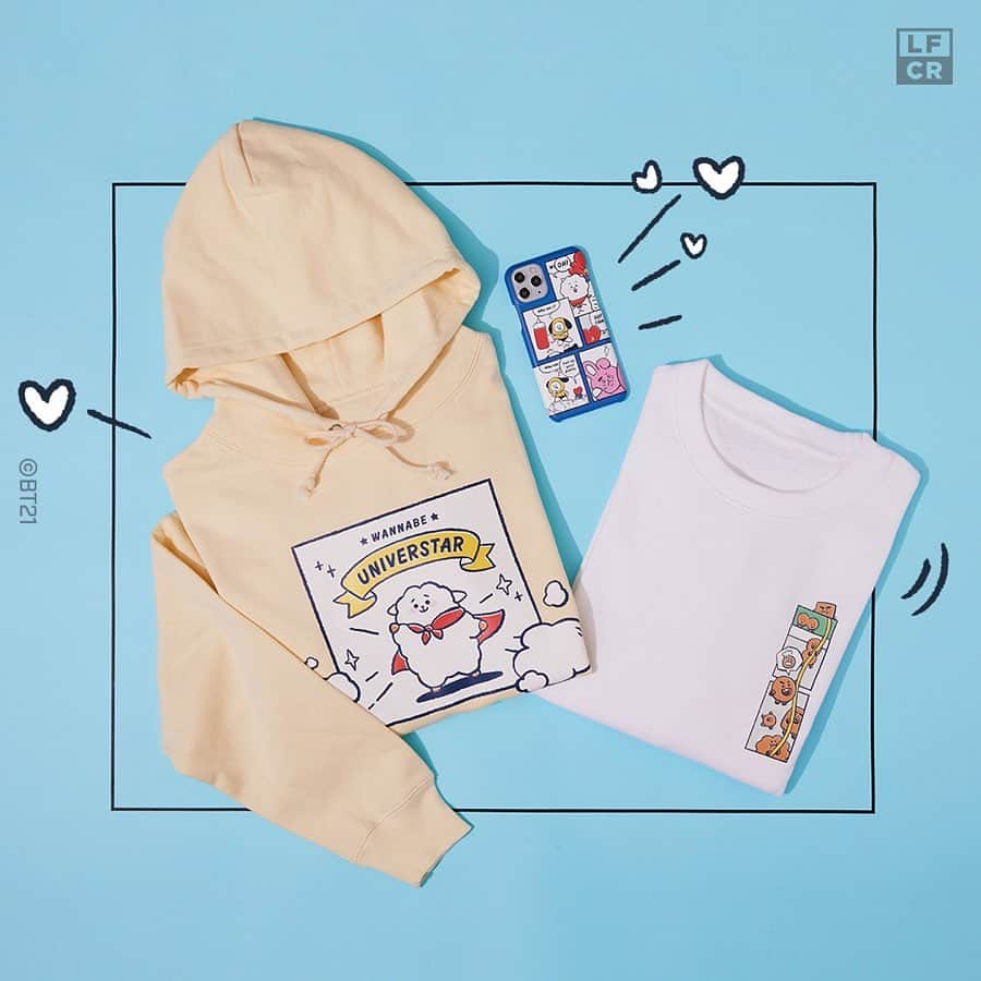 BT21 Stars of tomorrow, UNIVERSTAR!のインスタグラム