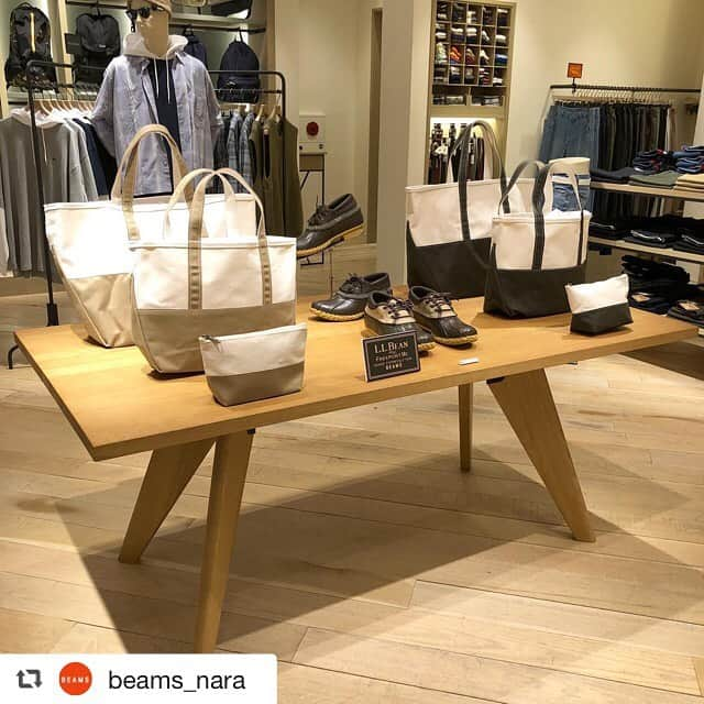 narafamily | ならファミリーさんのインスタグラム写真 - (narafamily | ならファミリーInstagram)「BEAMS（1F）ならファミリー店 ・ ＜BEAMS PLUS＞から＜L.L.Bean＞の別注コレクション第3弾が登場‼️‼️ 2014年に第1弾を発売し、＜BEAMS PLUS＞を代表する別注として不動の人気を誇る＜L.L.Bean（エル・エル・ビーン）＞との別注コレクション第3弾が登場。  今シーズンは、ブランドを代表する『ボート・アンド・トート』とローカットの『ビーン・ブーツ』に＜BEAMS PLUS＞のこだわりを詰め込みました。  是非店頭にてお試し下さい。 皆様の御来店心よりお待ちしております。  #llbean#llbeanトート #beams#ビームス #beamsplus#ビームスプラス #raybeams#レイビームス #beamsboy#ビームスボーイ #beamst#ビームスティー #beams_nara#ビームス奈良 #大和西大寺#ならファミリー #ならファグラム #日本#japan#奈良#nara #奈良公園#鹿#大仏 #mensfashion #メンズファッション #newarrivals#20ss 只今、BEAMSオンラインサイトより店舗にて試着予約を承れます。 サイズに不安のあるお客様は是非ご活用ください。」3月27日 22時34分 - narafa.jp