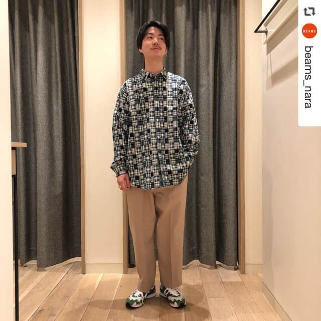 narafamily | ならファミリーさんのインスタグラム写真 - (narafamily | ならファミリーInstagram)「BEAMS（1F）ならファミリー店 ・ STYLING  Mens #beams#ビームス #beamsplus#ビームスプラス #raybeams#レイビームス #beamsboy#ビームスボーイ #beamst#ビームスティー #beams_nara#ビームス奈良 #大和西大寺#ならファミリー #ならファグラム #日本#japan#奈良#nara #奈良公園#鹿#大仏 #mensfashion #メンズファッション #newarrivals#20ss 只今、BEAMSオンラインサイトより店舗にて試着予約を承れます。 サイズに不安のあるお客様は是非ご活用ください。」3月27日 22時35分 - narafa.jp