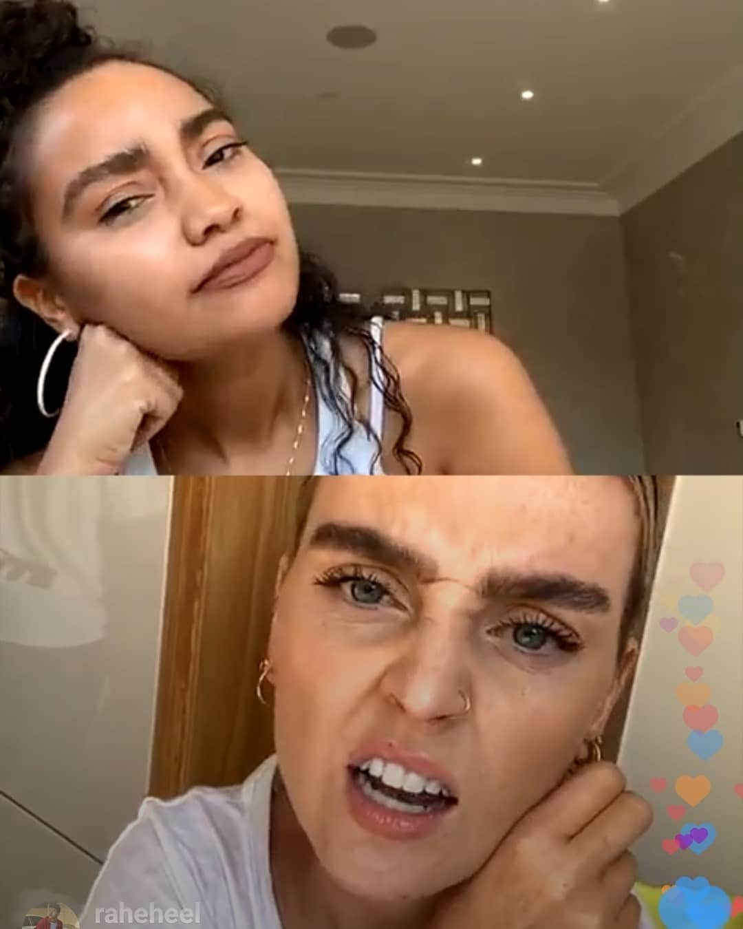 ジェイド・サールウォールのインスタグラム：「Leigh & Perrie by ig  livestream ❤🥺」