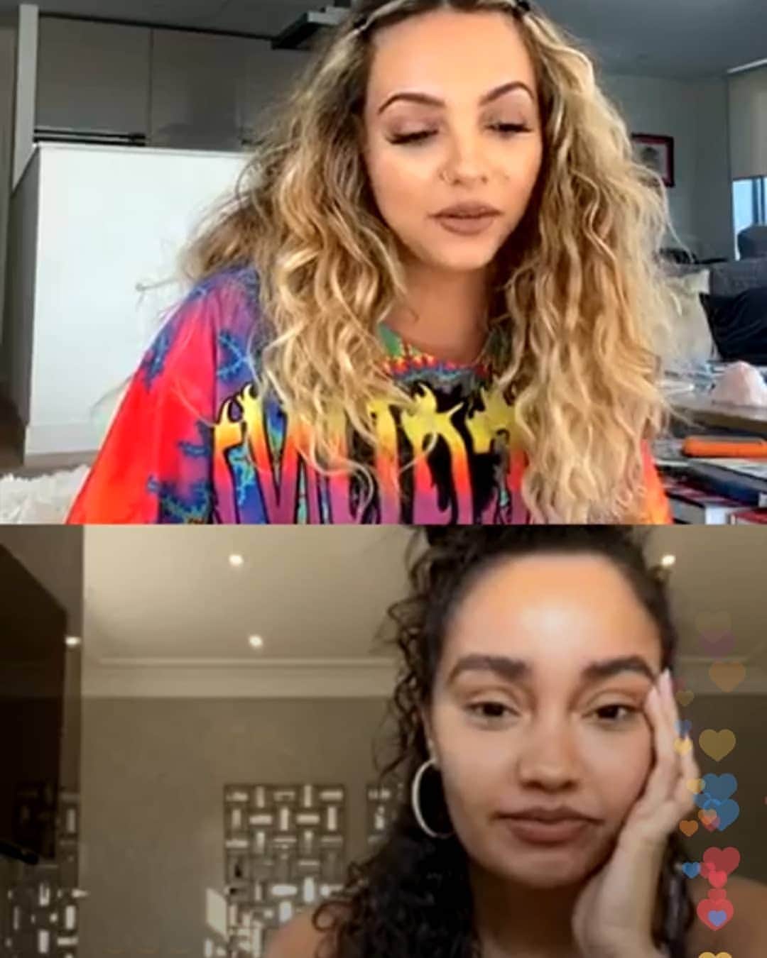 ジェイド・サールウォールのインスタグラム：「Jade and Leigh by ig livestream ❤❤」