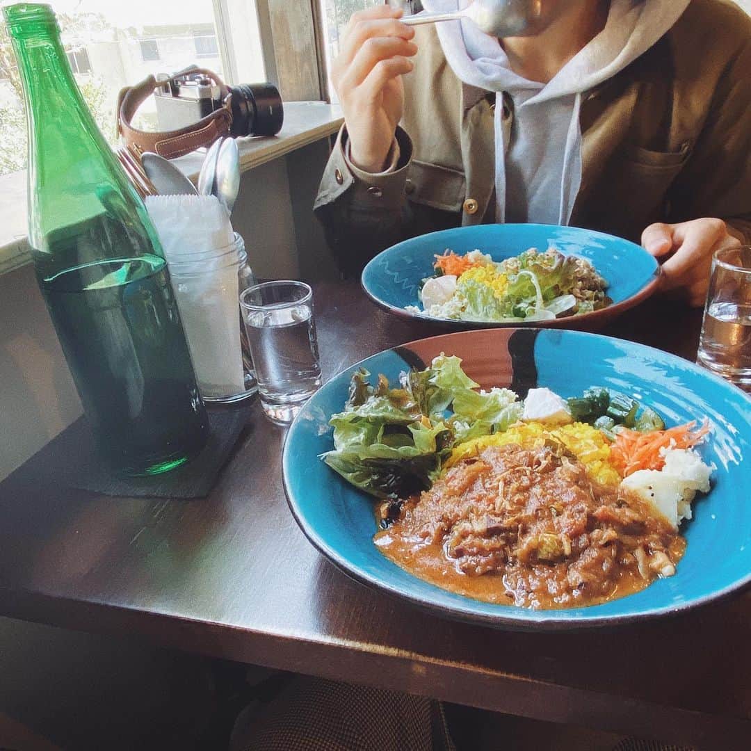pan.812のインスタグラム：「ㅤㅤㅤㅤㅤㅤㅤㅤㅤㅤㅤㅤㅤ ㅤㅤㅤㅤㅤㅤㅤㅤㅤㅤㅤㅤㅤ 朝活☀︎🐥 ランチまでお付き合い頂き ありがとう🍛 ㅤㅤㅤㅤㅤㅤㅤㅤㅤㅤㅤㅤㅤ  このあとお仕事行って 究極に充実してた1日🐥 ㅤㅤㅤㅤㅤㅤㅤㅤㅤㅤㅤㅤㅤ ㅤㅤㅤㅤㅤㅤㅤㅤㅤㅤㅤㅤㅤ 3/28〜3/29は ラフォーレ休館になりましたので お気をつけてくださいましましまし🥺🥺 ㅤㅤㅤㅤㅤㅤㅤㅤㅤㅤㅤㅤㅤ ㅤㅤㅤㅤㅤㅤㅤㅤㅤㅤㅤㅤㅤ  #朝活#カレー」