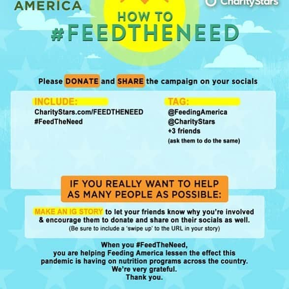 Green Dayさんのインスタグラム写真 - (Green DayInstagram)「@billiejoearmstrong  We're living in moment unlike any other. Now’s the time to help out in as many ways as we can.  Today, we are joining forces with @FeedingAmerica + @CharityStars, as food banks need more support than ever before.  If you are in need of food support, please head to http://charitystars.com/FeedTheNeed where you'll find a link that will show you the closest Food Bank near you.  If you can help out, please visit the same link.  We're all in this together. #FeedTheNeed  Love,  Billie joe  @feedingamerica @charitystars」3月28日 2時03分 - greenday