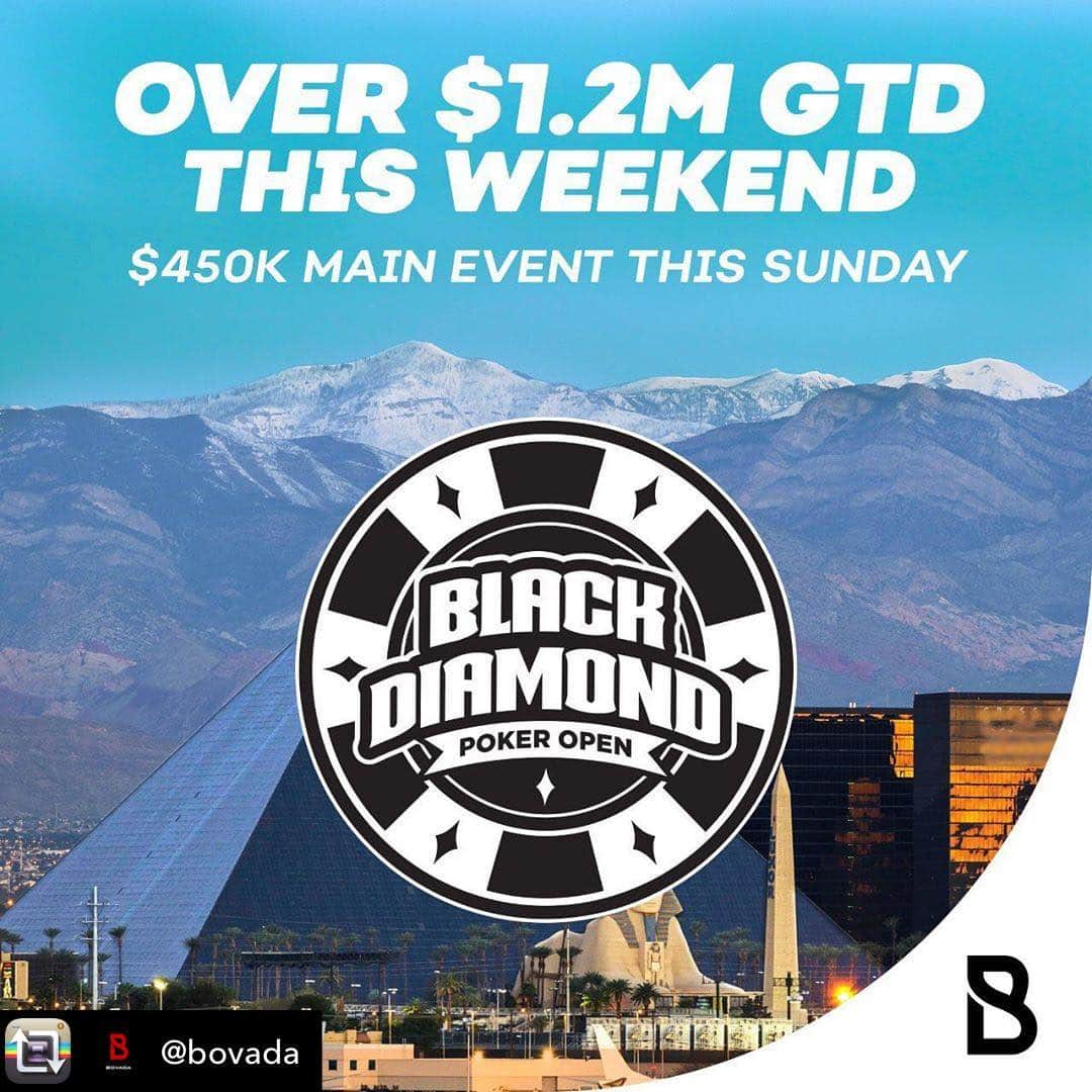 リサ・アンさんのインスタグラム写真 - (リサ・アンInstagram)「Repost from @bovada  OVER $1.2M GTD THIS WEEKEND‬ ‪$450K MAIN EVENT THIS SUNDAY‬  Check out our Twitter for an entry giveaway contest!  #poker #bovadapoker #blackdiamond」3月28日 3時02分 - thereallisaann