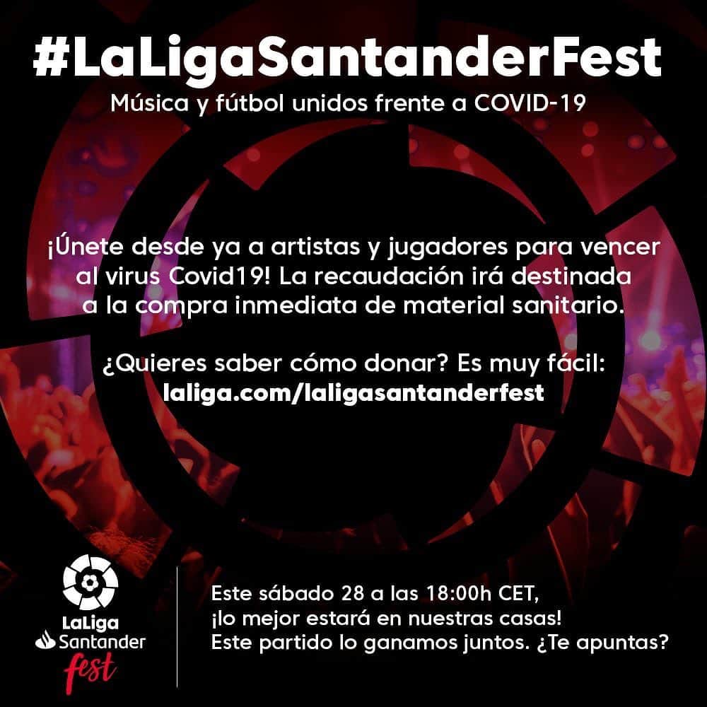 サンティ・カソルラさんのインスタグラム写真 - (サンティ・カソルラInstagram)「¡Unete! Juntos lo combatiremos mejor! @laliga #yomequedoencasa」3月28日 5時15分 - santicazorla