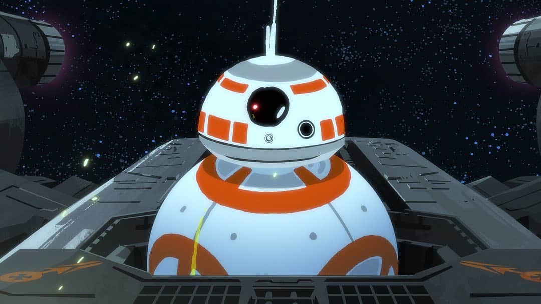 スター・ウォーズさんのインスタグラム写真 - (スター・ウォーズInstagram)「Orange and white, one of a kind. BB-8 is ready to roll in to save the day and his friends in the latest #GalaxyOfAdventures short! Watch more now on the Star Wars Kids YouTube channel!」3月28日 7時19分 - starwars