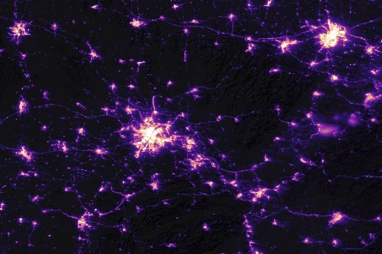 NASAさんのインスタグラム写真 - (NASAInstagram)「The nighttime lights of cities & infrastructure are fingerprints of civilization. 💡⁣ ⁣ With @NASAEarth satellite data, scientists detected signs of the shutdown of business and transportation in central China in late Jan. in response to the COVID-19 outbreak. ⁣ ⁣ At night, satellite images such as these capture a uniquely human signal– artificial lighting. Remotely-sensing this light provides a new data source for improving our understanding of interactions between human systems and the environment. ⁣ ⁣ This imagery is part of a larger project at NASA called Black Marble, which is playing a vital role in research on light pollution, illegal fishing, fires, disaster impacts and recovery, and human settlements and associated energy infrastructures.⁣ ⁣ Image Credit: NOAA/NASA ⁣ ⁣ #NASA #CityLights #SatelliteImagery #EarthPics #Science #BlackMarble」3月28日 7時25分 - nasa