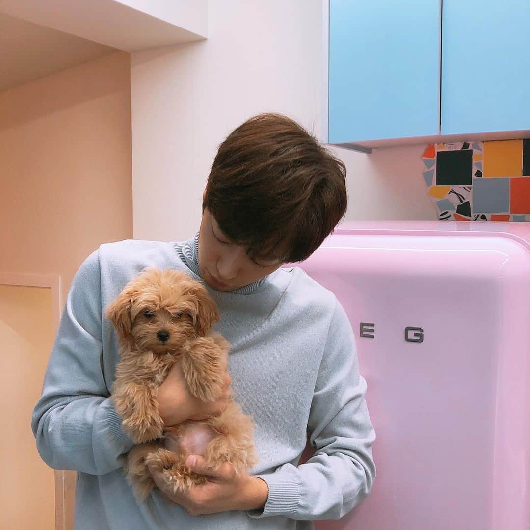 イ・サンヨプのインスタグラム：「철수💖」