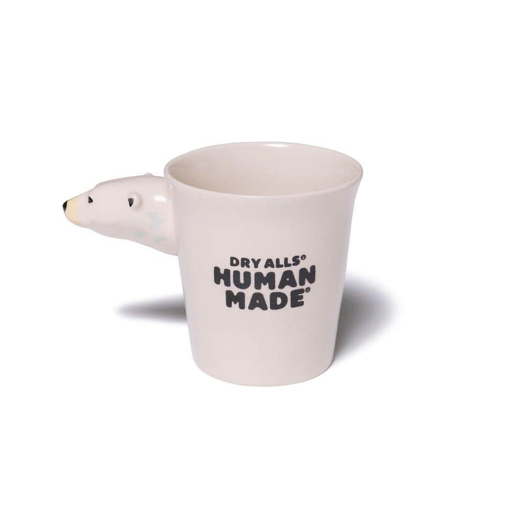 HUMAN MADEさんのインスタグラム写真 - (HUMAN MADEInstagram)「"POLAR BEAR MUG" now available in store and online. www.humanmade.jp  オリジナルで制作したマグカップです。 白熊をモチーフとした立体的なデザインが特徴です。 Original polar bear mug.」3月28日 11時34分 - humanmade