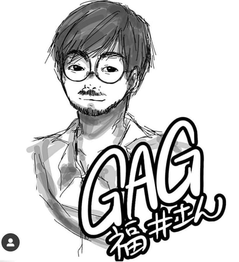 福井俊太郎のインスタグラム：「福井のみver.も載せさせてもらいますぅ #福井あるある #イラストになると格好良くなる #これ見てから #本人見ると #ガッカリされる #キレる人もいるかも #低くねっとりした声で」