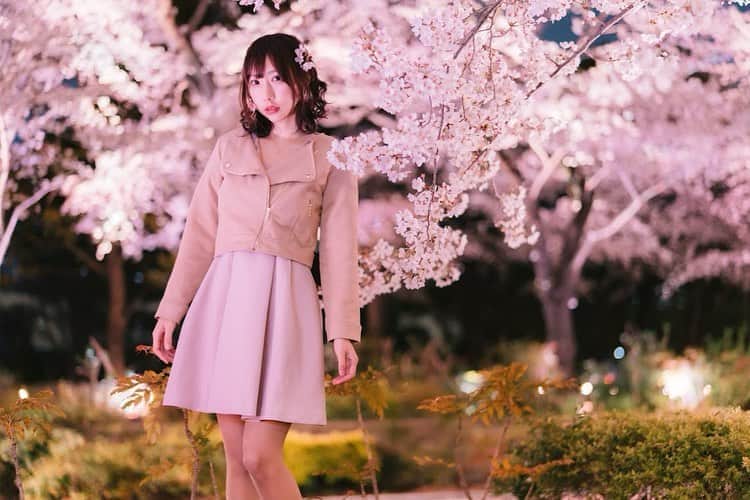 花咲来夢さんのインスタグラム写真 - (花咲来夢Instagram)「桜〜🌸✨✨ ミッドタウンのとこ。  #桜ポトレ #cherryblossom #Japanese」3月28日 22時15分 - raimu_charlotte