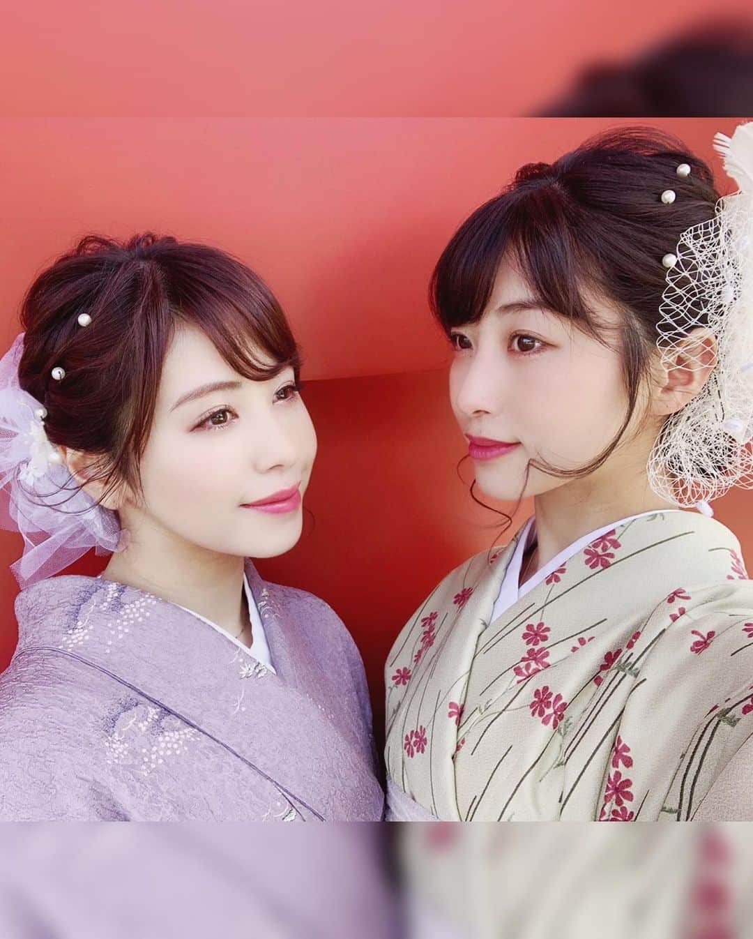 宮下舞花さんのインスタグラム写真 - (宮下舞花Instagram)「関西から旅行できてる可愛い女の子たちに撮ってもらったんだ〜東京楽しんでいて目がキラキラで元気もらったなぁ❤︎ . . ささらと @iam_sasara  並んで可愛い色合わせの　#お着物　を着ました❤︎ @kimonomiyabi  でお借りしたよ！」3月28日 22時47分 - maikamaimaika