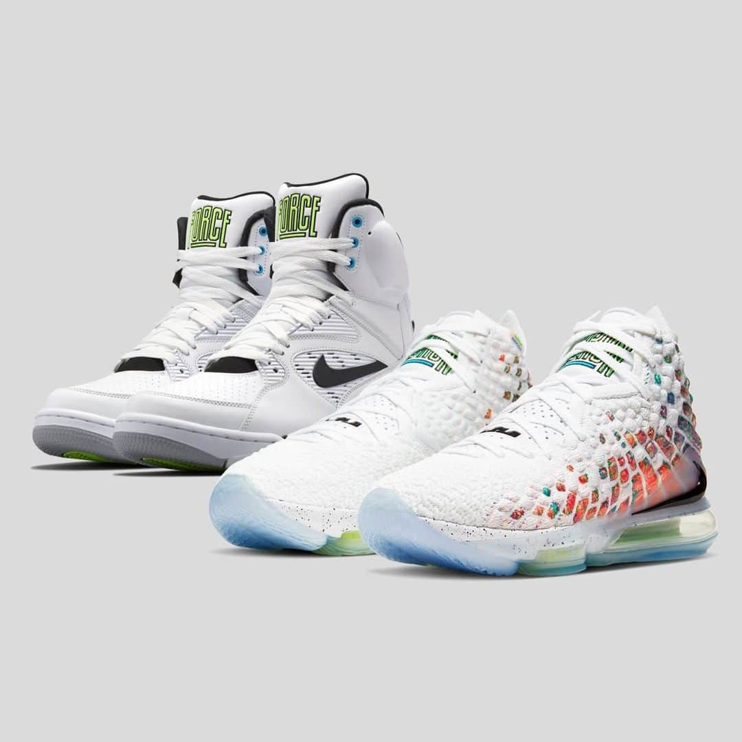 Sneaker Newsさんのインスタグラム写真 - (Sneaker NewsInstagram)「Official images of the Nike LeBron 17 "Command Force" have emerged. Aside from the clear inspiration on the tongue logo, Nike adds a nod to Billy Hoyle with the multi-colored knit upper - a clear connection to his colorful hat. Hit the link in our bio for a closer look ahead of the 4/17 release date.」3月28日 23時00分 - sneakernews