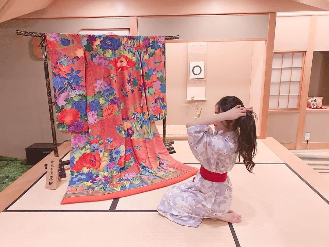 張楚珊さんのインスタグラム写真 - (張楚珊Instagram)「🇯🇵👘 假裝在日本的感覺 其實是在北投啦😝」3月28日 23時03分 - iam33___