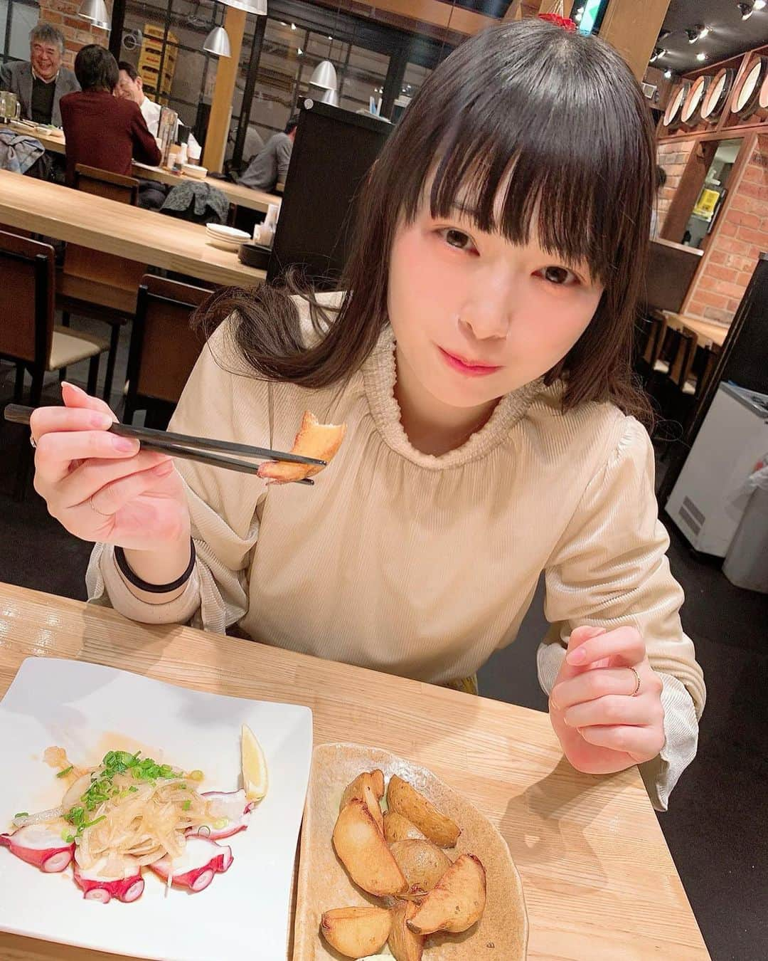 滝口ひかりさんのインスタグラム写真 - (滝口ひかりInstagram)「ポテト美味しい🍟  #ゑんら #wyenra #滝口ひかり #takiguchihikari」3月28日 20時04分 - takiguchi_hikari