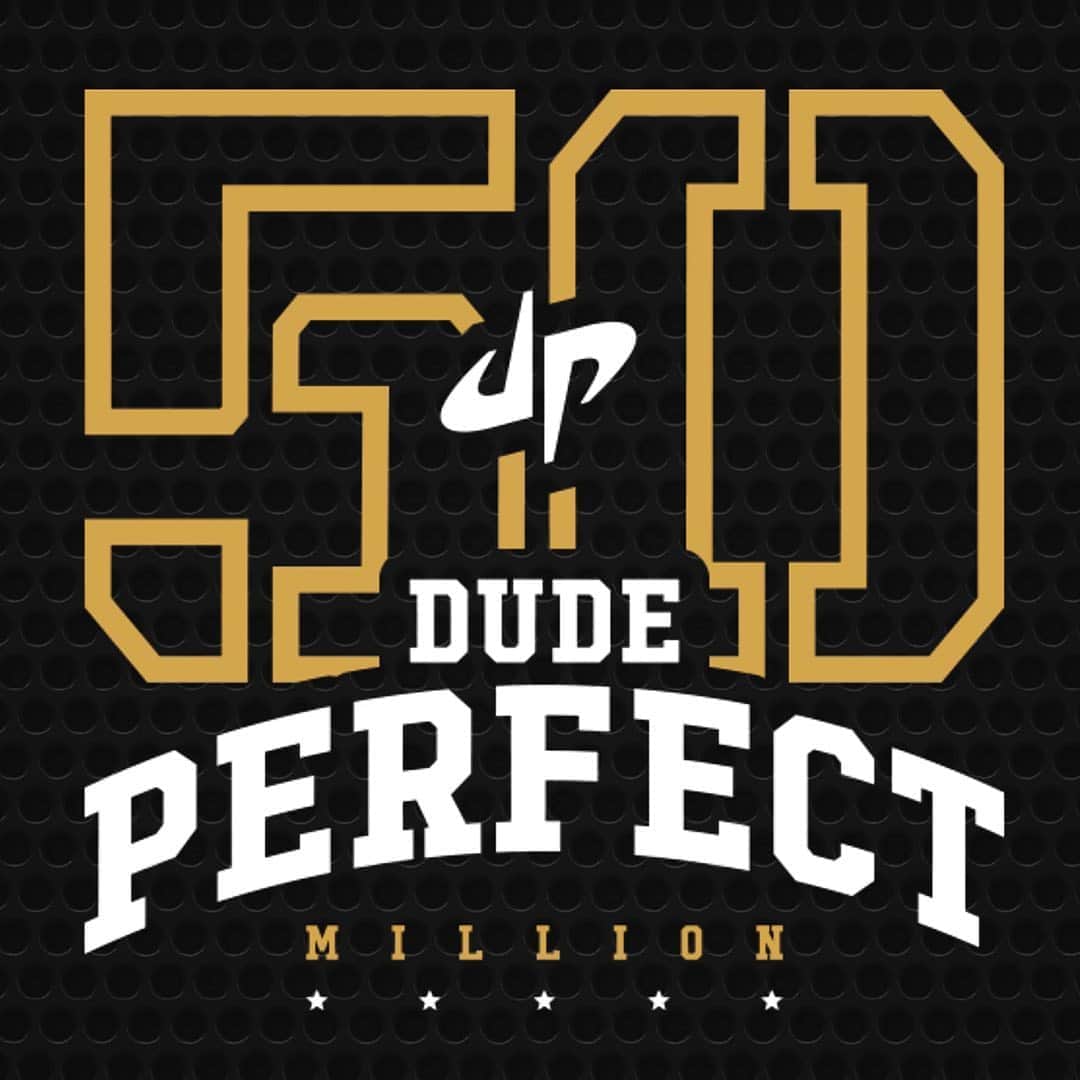 Dude Perfectさんのインスタグラム写真 - (Dude PerfectInstagram)「⭐️ NEW DROP ⭐️ Limited Edition 50 Million merch collection is available for ONE WEEK only starting now at the link in our bio!  Get yours before it’s gone 👊」3月29日 0時18分 - dudeperfect