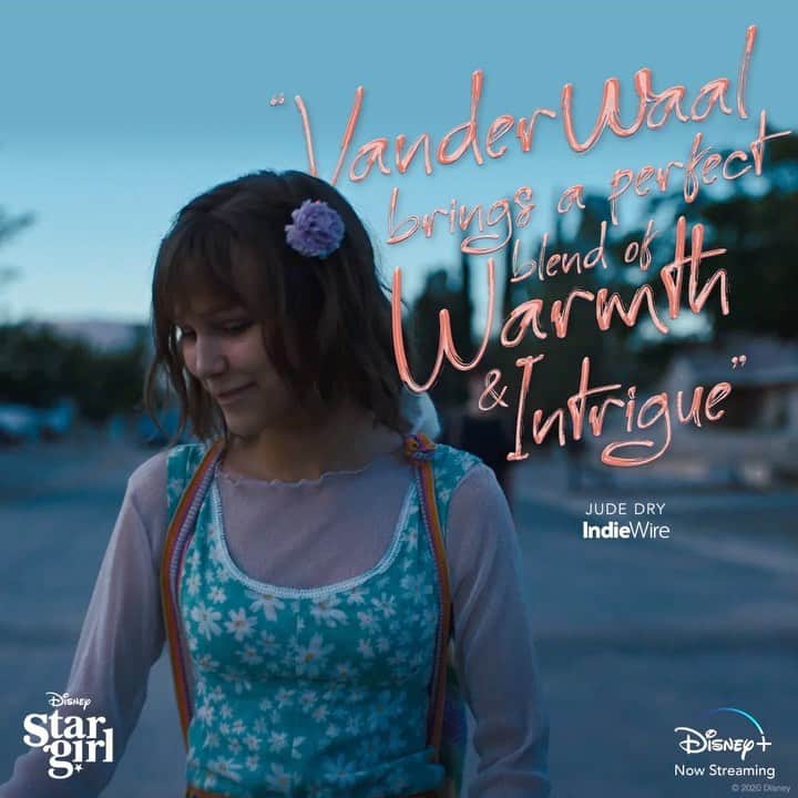 飯端美樹のインスタグラム：「⭐️⭐️⭐️⭐️⭐️ @Stargirl is now streaming on #DisneyPlus. #StargirlMovie」