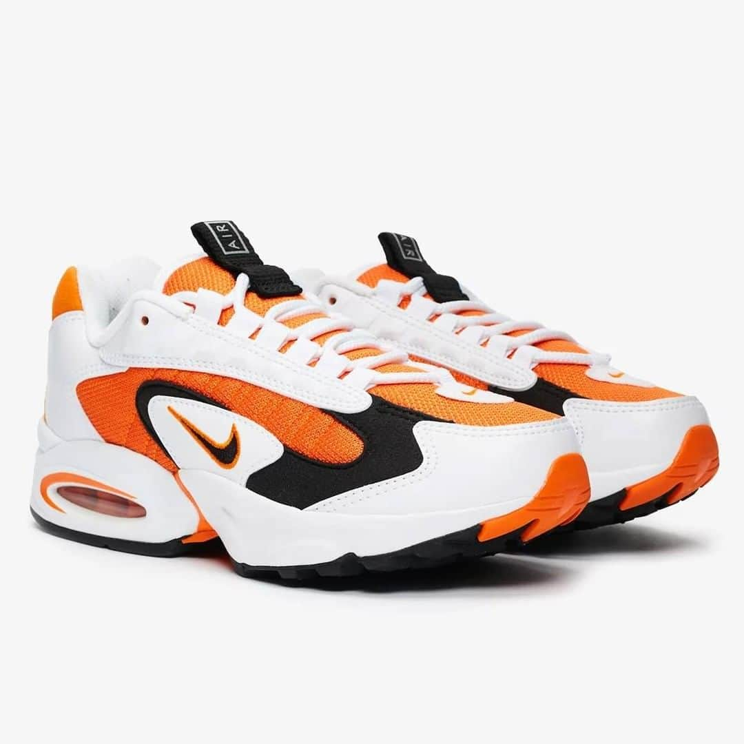 Sneaker Newsさんのインスタグラム写真 - (Sneaker NewsInstagram)「A blazing hot Magma Orange appears on this latest retro offering by Nike in the form of the Air Max Triax '96. Who's still waiting for the USA Olympic colorway? Tap the link in our bio to find out where to cop these now.」3月29日 1時00分 - sneakernews