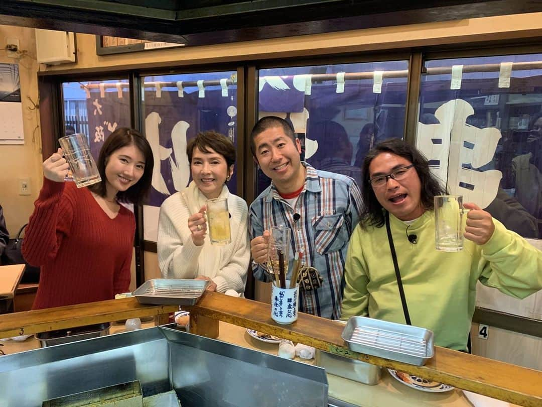 フジテレビ「なりゆき街道旅」さんのインスタグラム写真 - (フジテレビ「なりゆき街道旅」Instagram)「本日12時〜フジテレビにて放送のなりゆき街道旅は先日開業したばかりの高輪ゲートウェイ駅周辺を多岐川裕美＆多岐川華子親子＆ロッチ中岡がなりゆき旅！ ホテルのスイーツブッフェ&人気ホルモン &串カツの名店で爆食&はしご酒！多岐川裕美がほろ酔いで語る衝撃親子秘話も!？ #なりゆき街道旅 #高輪ゲートウェイ駅 #ハライチ澤部 #多岐川裕美 #多岐川華子 #ロッチ中岡 #ホテル #スイーツ #ブッフェ #ホルモン #串カツ #はしご酒」3月29日 9時07分 - nariyuki_kaido_tabi