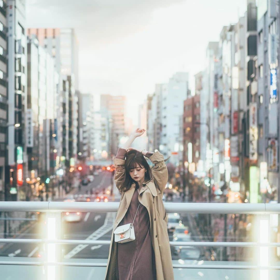 中沢結のインスタグラム：「人混み大嫌いだったけど、街に人がいなくなるのってこんな寂しいんだね。早くあったかい平和な春にならないかな🕊」