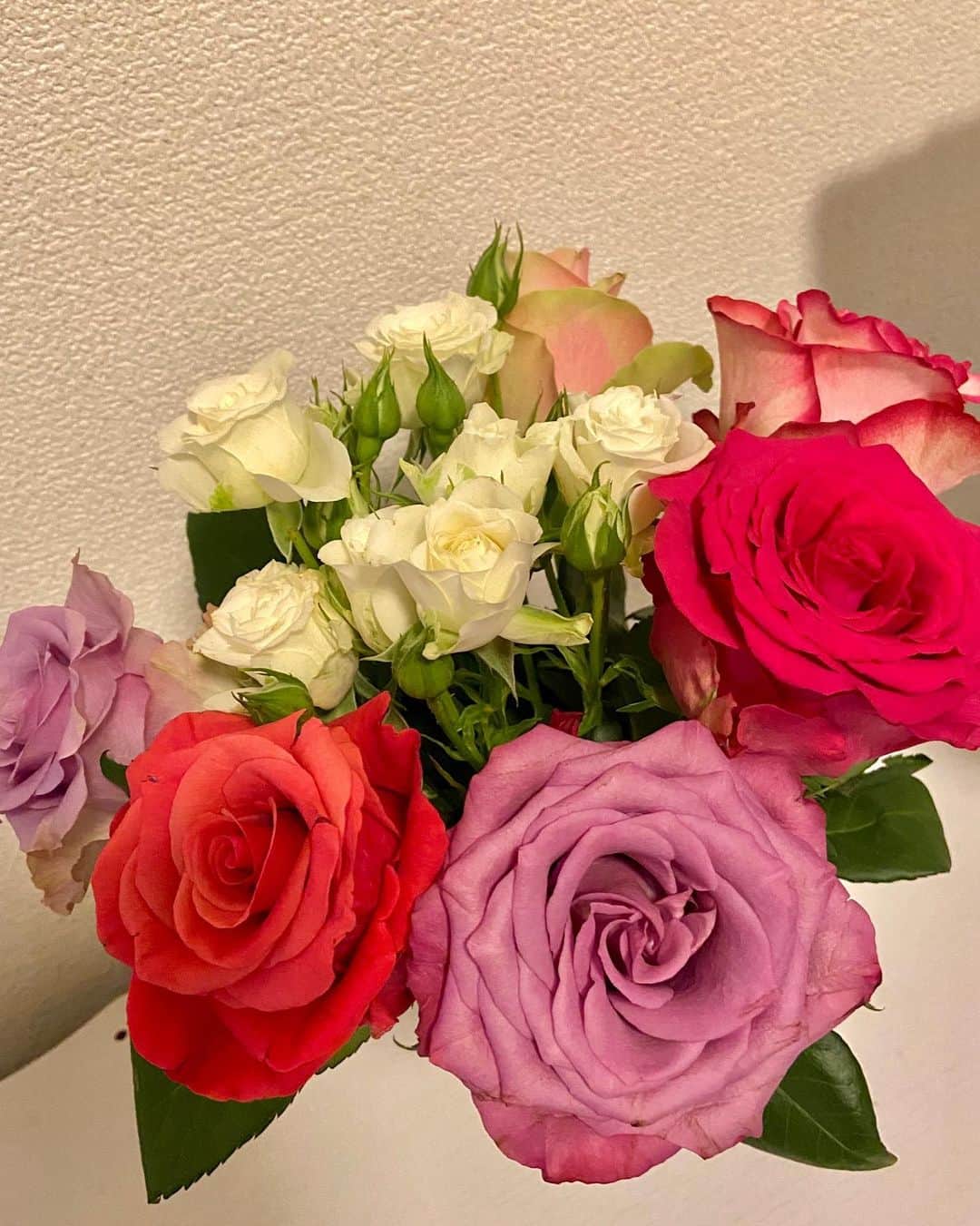 平塚千瑛さんのインスタグラム写真 - (平塚千瑛Instagram)「先日お花を頂きました☺️🌹 とっても綺麗。。 ありがとうございます🌹」3月29日 17時38分 - chiaki_hiratsuka