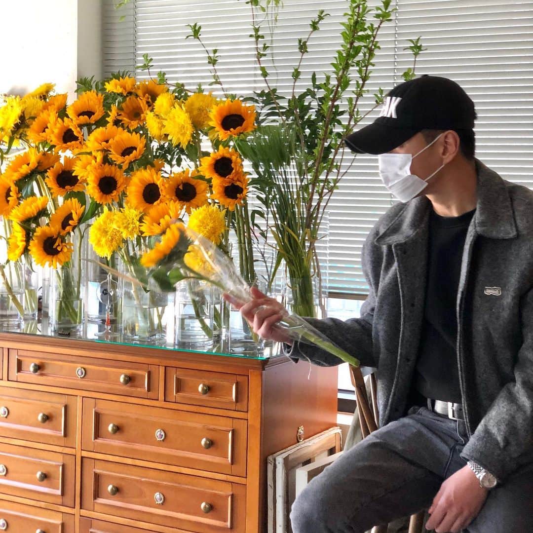 のインスタグラム：「해바라기c🌻」