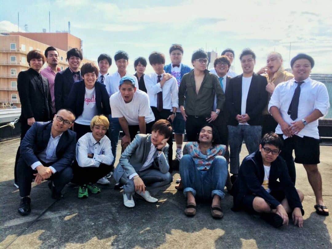 池田真一のインスタグラム：「白馬の木崎様VSイベリコ豚のモリシ様  ええ写真過ぎ！  #暇やから懐かしい写真をアップする」