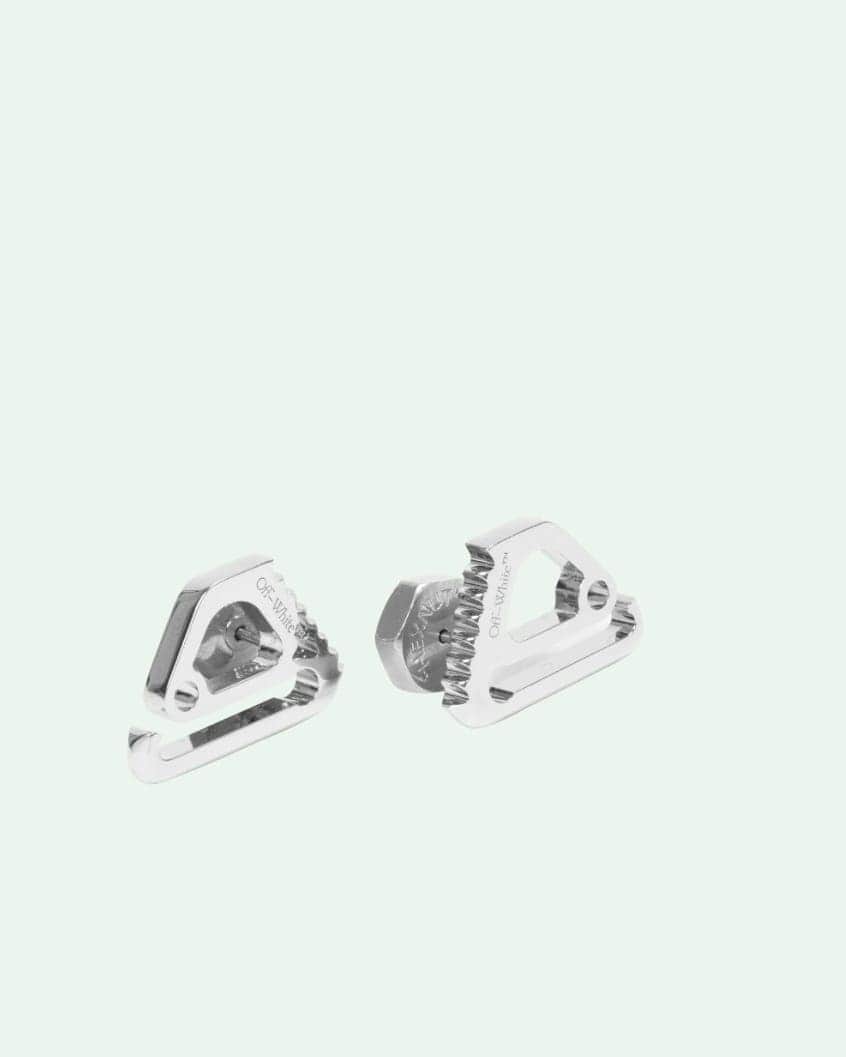 OFF-WHITE C/O VIRGIL ABLOHさんのインスタグラム写真 - (OFF-WHITE C/O VIRGIL ABLOHInstagram)「Off-White™ small mecanic earrings in silver tone with hex nut fastening now available online at off---white.com」3月29日 23時01分 - off____white