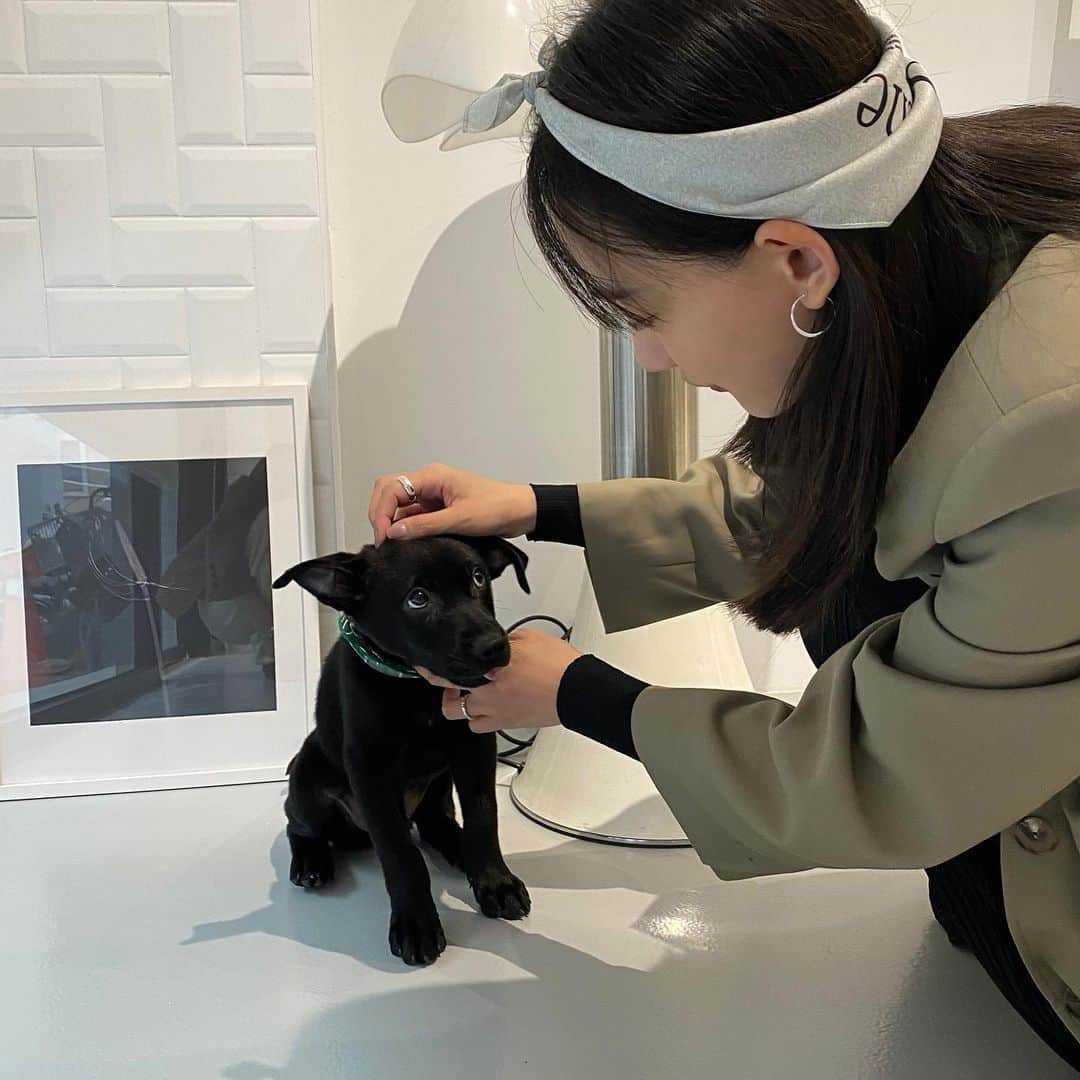 のインスタグラム：「看到美女有點害羞？」