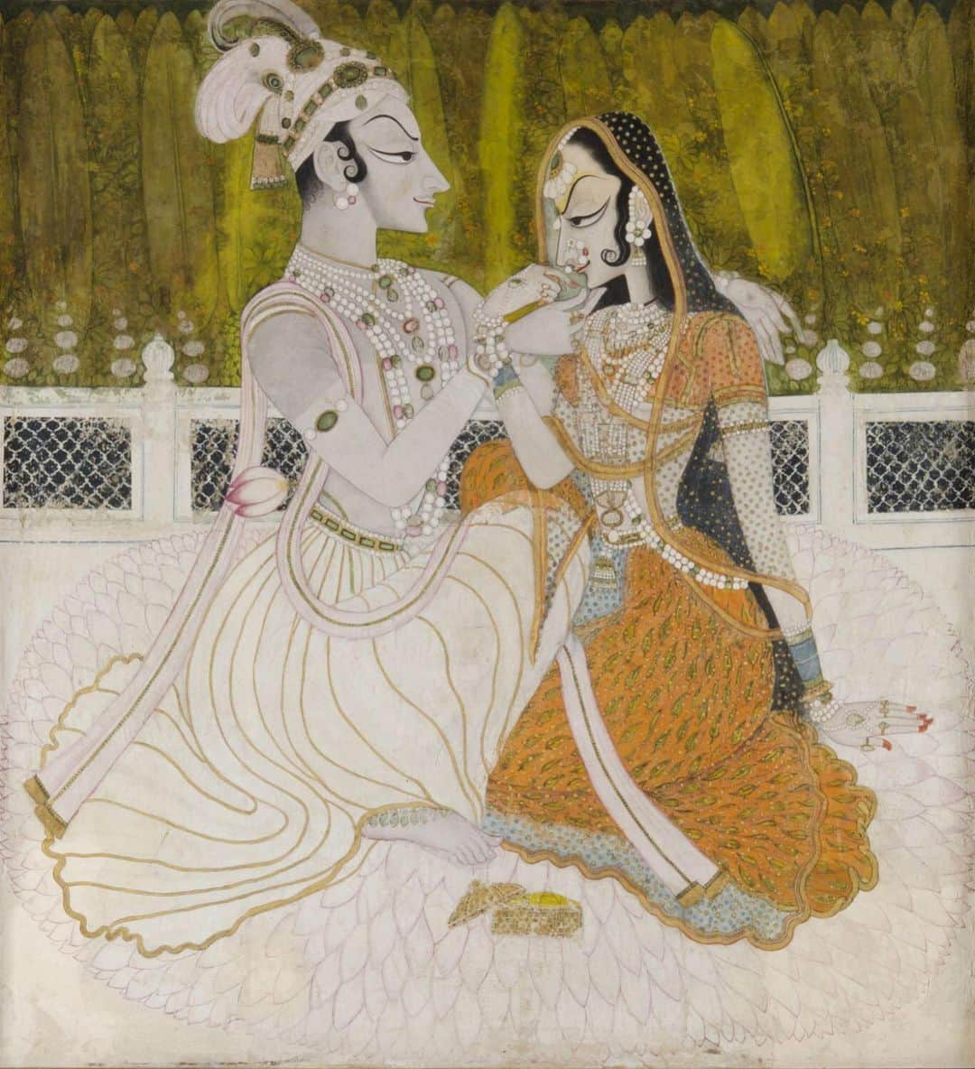 フィラデルフィア美術館さんのインスタグラム写真 - (フィラデルフィア美術館Instagram)「One of the most popular love stories in India is that of the Hindu god Krishna and his beloved Radha, often seen as a mystical metaphor for the quest of the human soul (Radha) for the divine (Krishna). #MuseumFromHome • "Krishna and Radha," around 1750, made in India」3月30日 0時57分 - philamuseum