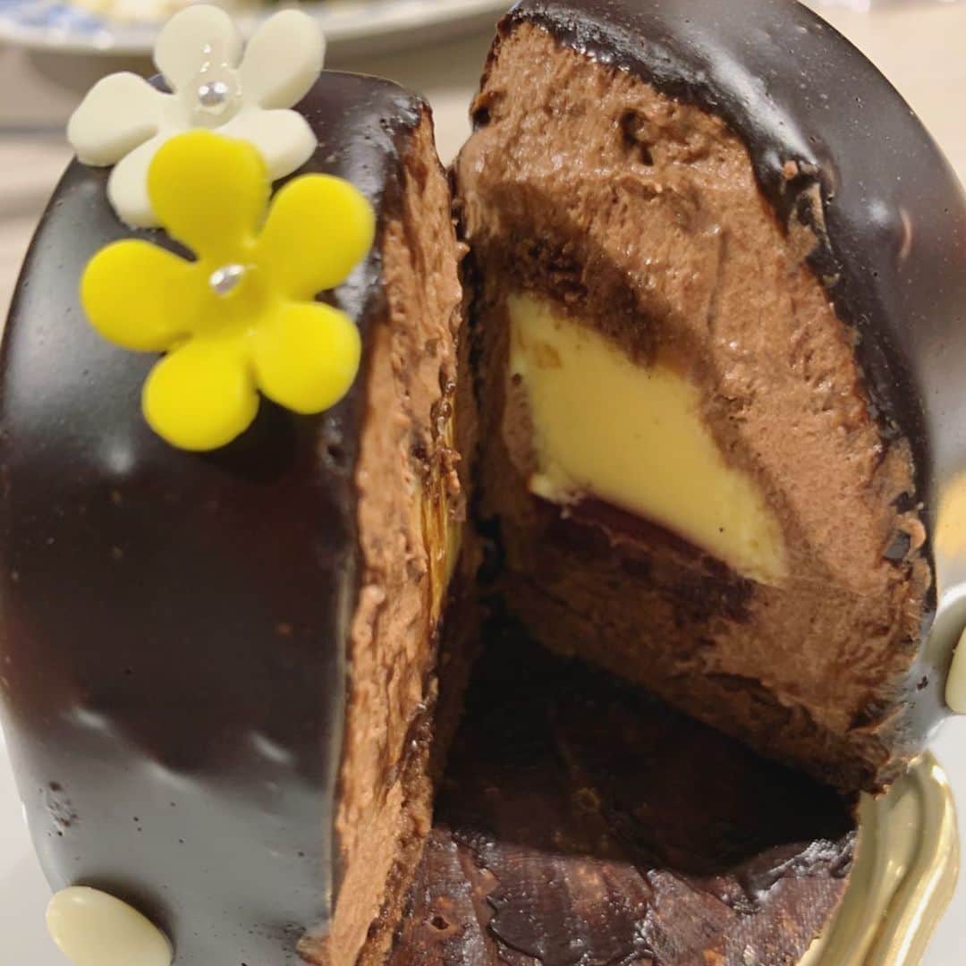 大桃美代子さんのインスタグラム写真 - (大桃美代子Instagram)「School bag cake🇬🇧、、 、  书包蛋糕　🇨🇳、、 、  가방 형 케이크🇰🇷、、 、  ランドセルケーキ。🇯🇵、 、  期間限定の春を感じるケーキです。  ムースタイプでプルプルです。  イチゴと、チョコ、味はビターで美味しい。  新潟市の古町のイタリア軒で買えますよ。  ランチのカレーもビーガンありで美味しかったです。  #イタリア軒#ランドセル#ケーキ#マルコポーロ#古町#ケーキ好きな人と繋がりたい #地方ケーキ#パティシェ#hotelcafe #新潟#新潟市」3月30日 11時16分 - miyoko_omomo