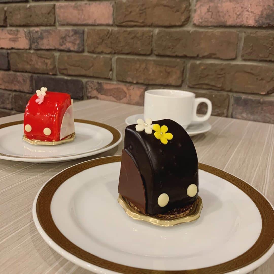 大桃美代子さんのインスタグラム写真 - (大桃美代子Instagram)「School bag cake🇬🇧、、 、  书包蛋糕　🇨🇳、、 、  가방 형 케이크🇰🇷、、 、  ランドセルケーキ。🇯🇵、 、  期間限定の春を感じるケーキです。  ムースタイプでプルプルです。  イチゴと、チョコ、味はビターで美味しい。  新潟市の古町のイタリア軒で買えますよ。  ランチのカレーもビーガンありで美味しかったです。  #イタリア軒#ランドセル#ケーキ#マルコポーロ#古町#ケーキ好きな人と繋がりたい #地方ケーキ#パティシェ#hotelcafe #新潟#新潟市」3月30日 11時16分 - miyoko_omomo