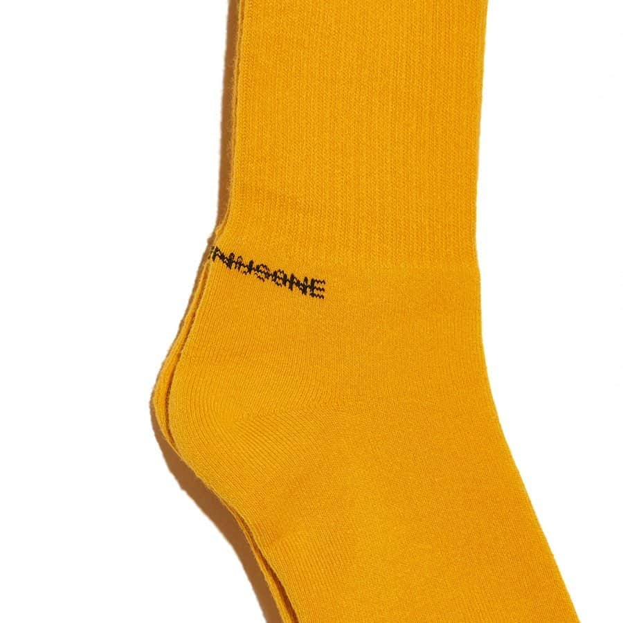 PEACEMINUSONEさんのインスタグラム写真 - (PEACEMINUSONEInstagram)「PMO®➖SOCKS #3 YELLOW」3月30日 17時38分 - peaceminusonedotcom