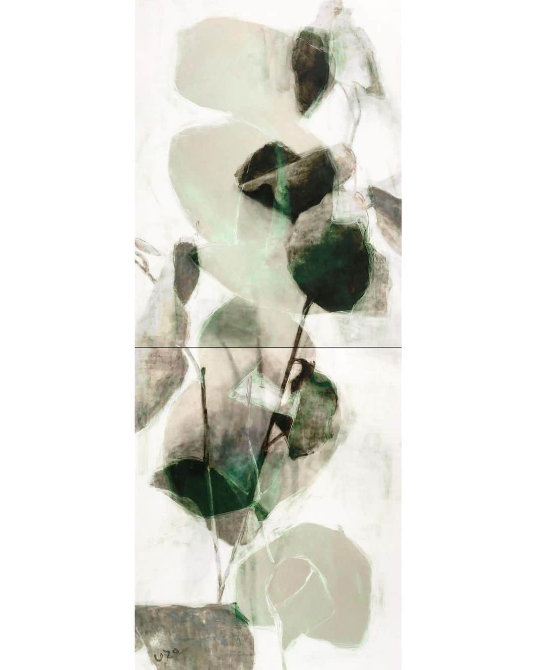 Uzo Hiramatsuさんのインスタグラム写真 - (Uzo HiramatsuInstagram)「experiment #fukuoka#artwork#contemporaryart#abstractart#abstraction#painting#drawing This is a picture of two pieces of work superimposed on each other pieces of work.」3月30日 18時46分 - uzo_hiramatsu