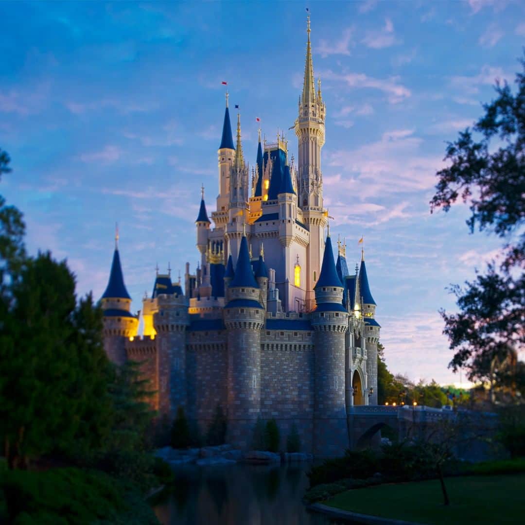 のインスタグラム：「“There’s a great big beautiful tomorrow and tomorrow is just a dream away.” From our sunrise to yours, good morning and have a magical Monday! ✨#DisneyMagicMoments」
