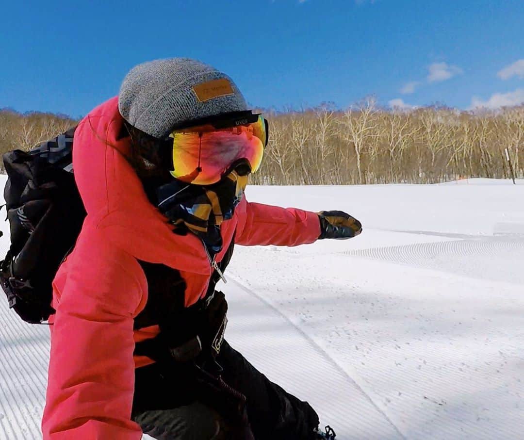 梅原玲奈さんのインスタグラム写真 - (梅原玲奈Instagram)「無線付けたままfree run⛷ @goprojp  #hero5 #ski #コーチスタイル #常に練習 #まだ滑りたい #stayhome」3月31日 6時49分 - reina_umehara