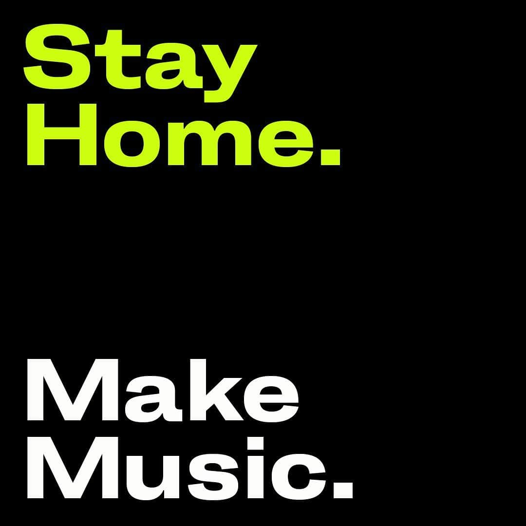 AIAIAIさんのインスタグラム写真 - (AIAIAIInstagram)「In these times of isolation and separation, let’s keep making music. We have set up a platform for all of you to share; the music you are working on or listening to, your studio set up, or other forms of inspiration to all the music enthusiasts out there. StayHomeMakeMusic.com - link in bio」3月30日 22時50分 - aiaiai.audio
